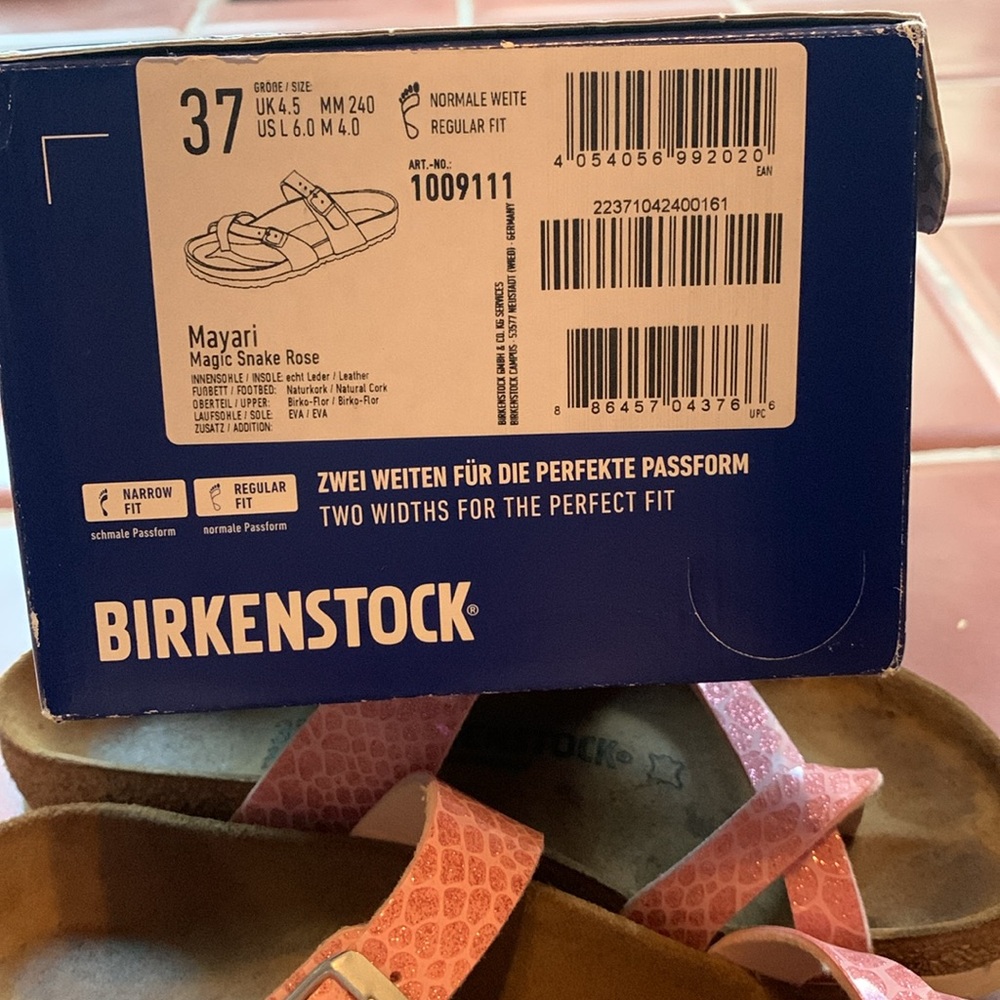 Pink Birkenstock  good light used condition - Picture 4 of 4